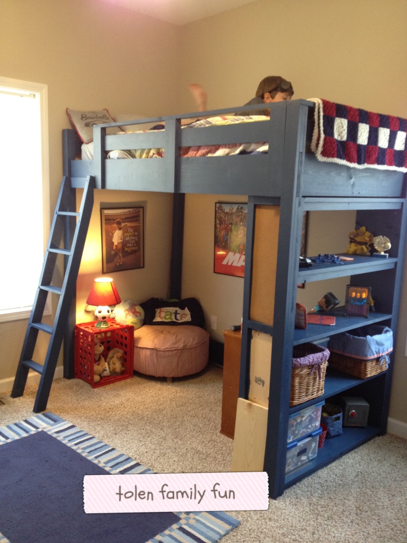 DIY Loft Bed Plans Ana White Download teds woodworking 